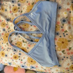 Gymshark Minimal Bra Moonstone Blue Size Small